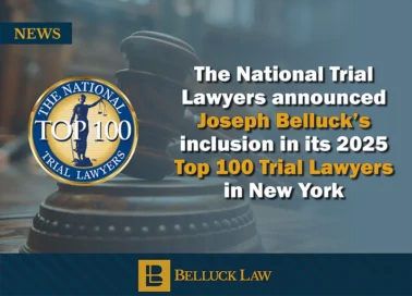 The National Trial Lawyers Organization Announces Joseph Belluck’s inclusion in the 2025 Top 100 Trial Lawyers