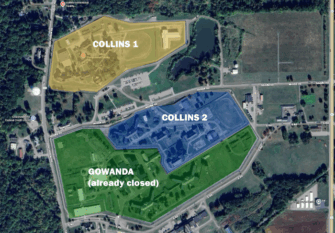 Collins Correctional map
