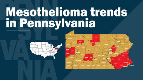 Mesothelioma trends in Pennsylvania based on data between 1990 and 2019